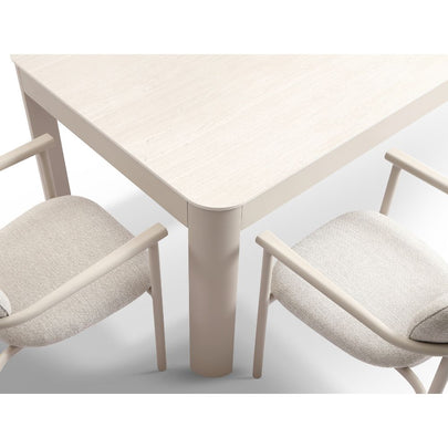 Malibu 2.65m Outdoor Aluminium and Ceramic Dining Table with 10 Aria Chairs