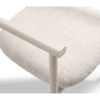 Hugo 1.5m Outdoor Round Aluminium and Ceramic Table with 6 Aria Dining Chairs