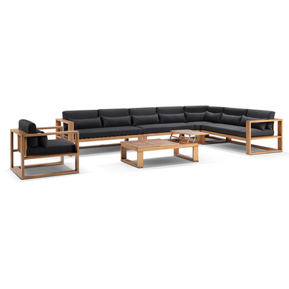 Santorini Package C Outdoor Aluminium Corner Lounge