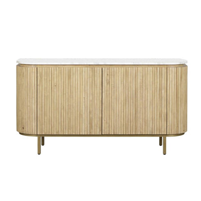 Chelsea Indoor Buffet Sideboard with Marble Top