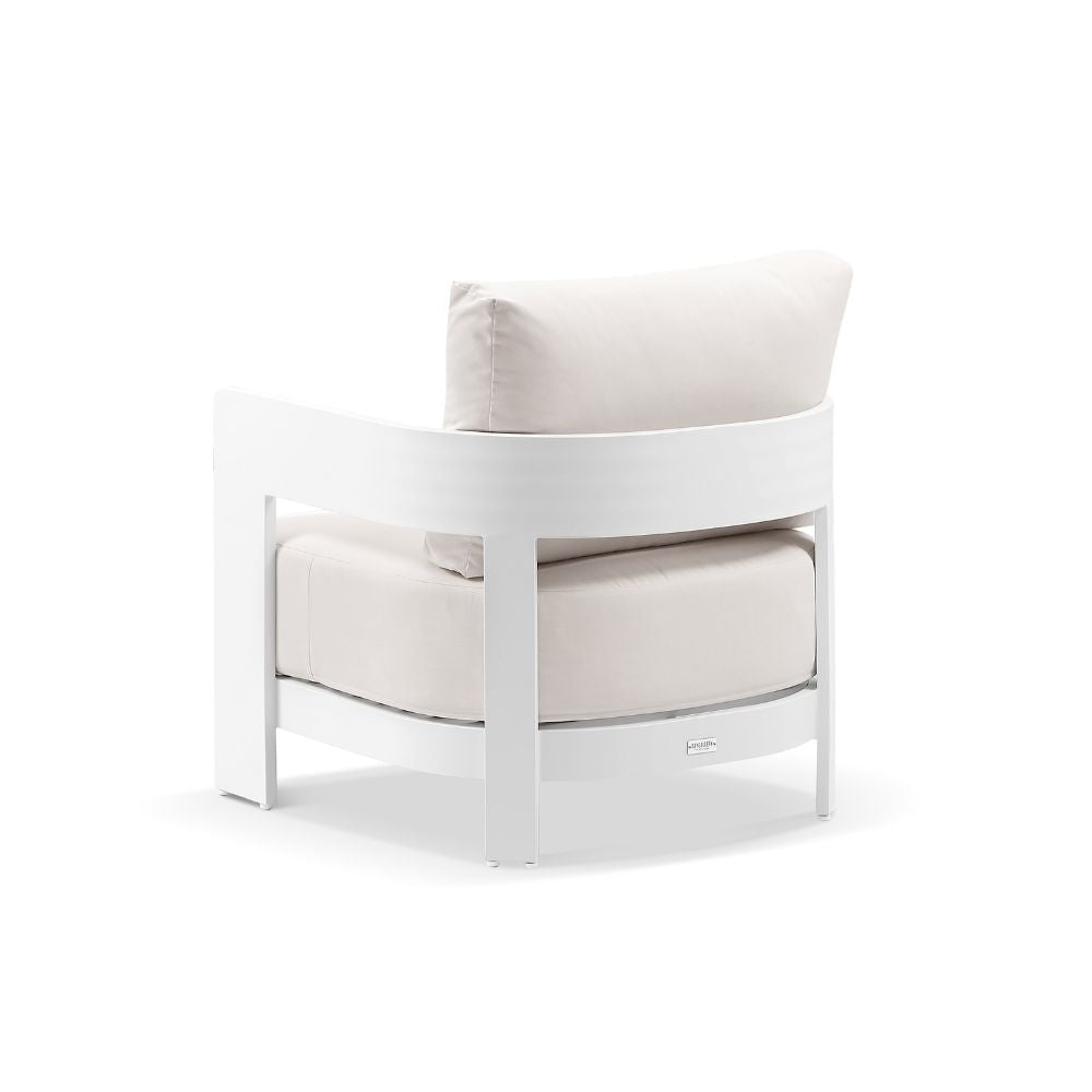 Marlo 1 Seater Outdoor Aluminium Lounge Arm Chair
