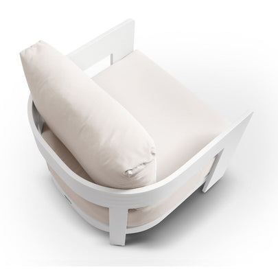 Marlo 1 Seater Outdoor Aluminium Lounge Arm Chair