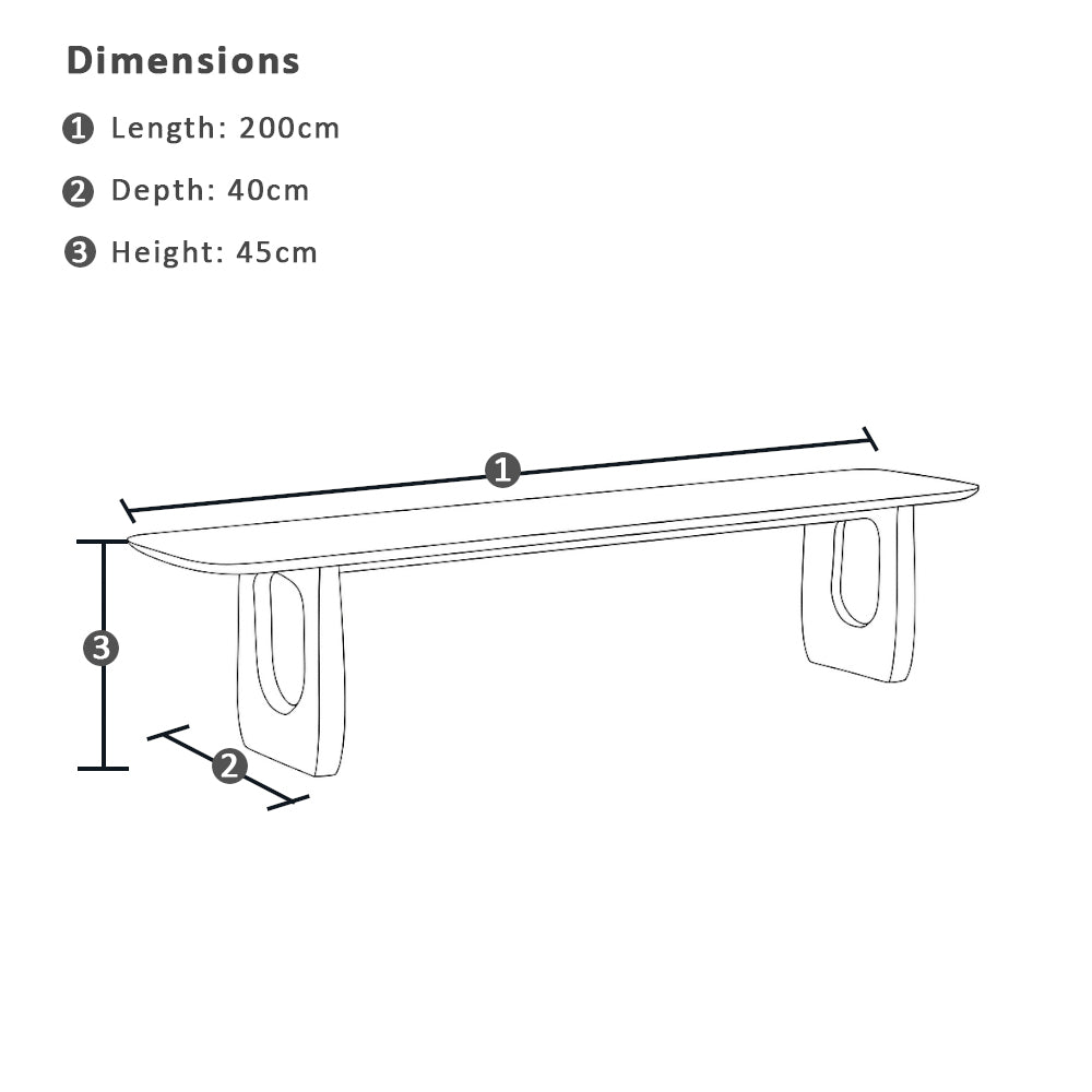 Vincentia Indoor 2.4m Timber Rectangle Dining Table with Bench Seats