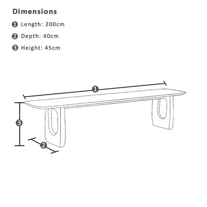 Vincentia Indoor 2.4m Timber Rectangle Dining Table with Bench Seats