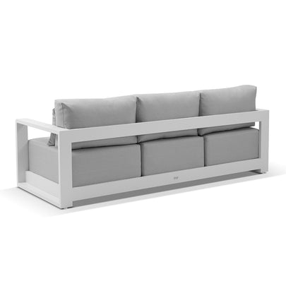 Whitehaven 3+1+1 Seater Outdoor Aluminium Lounge with Hugo Coffee Table Set