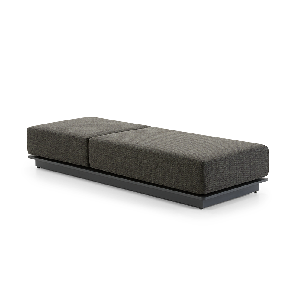 Whitehaven Outdoor Aluminium Single Sun lounge
