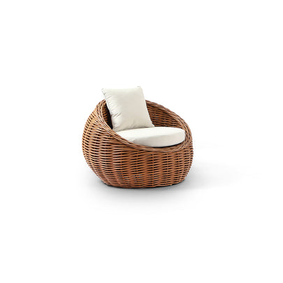 Newport Outdoor Wicker Lounge 2x Arm Chair with Side Table