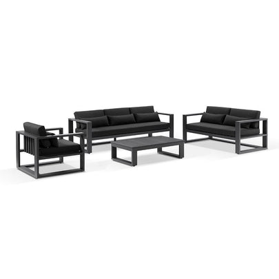 Santorini 3+2+1 Outdoor Lounge Setting with Coffee Table
