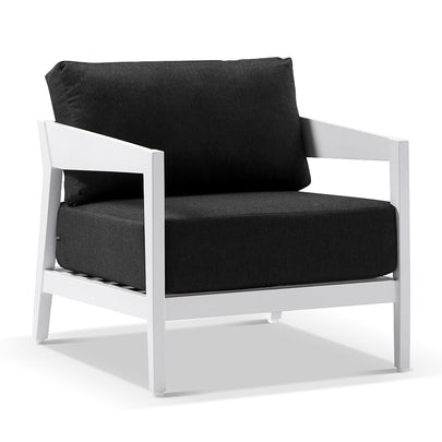 Bronte 2+1+1 Outdoor Aluminium Lounge Setting with Coffee Table