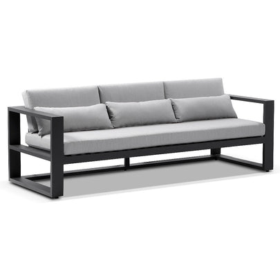 Santorini 3 Seater Outdoor Aluminium Lounge