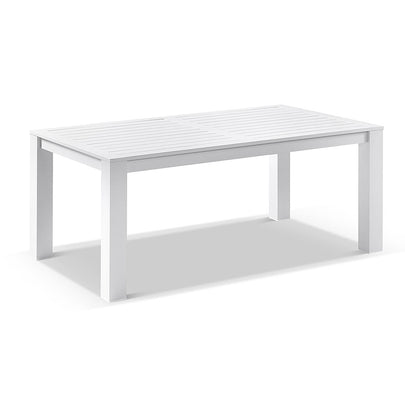 Santorini 1.8m Outdoor Rectangle Aluminium Dining Table