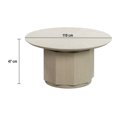 Berowra  Indoor Timber Round Coffee Table