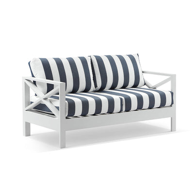 Kansas 2 seater Outdoor Aluminium Lounge