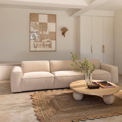 Brighton Indoor 3 Seater Fabric Sofa Lounge