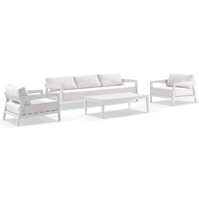 Bronte 3+1+1 Outdoor Aluminium with Sunbrella Lounge Setting with Coffee Table