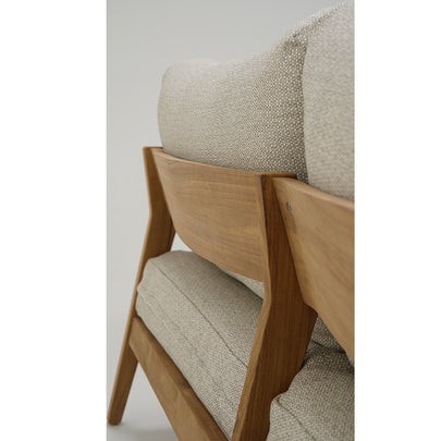 Caledonia 2 Seater Outdoor Teak Timber Lounge