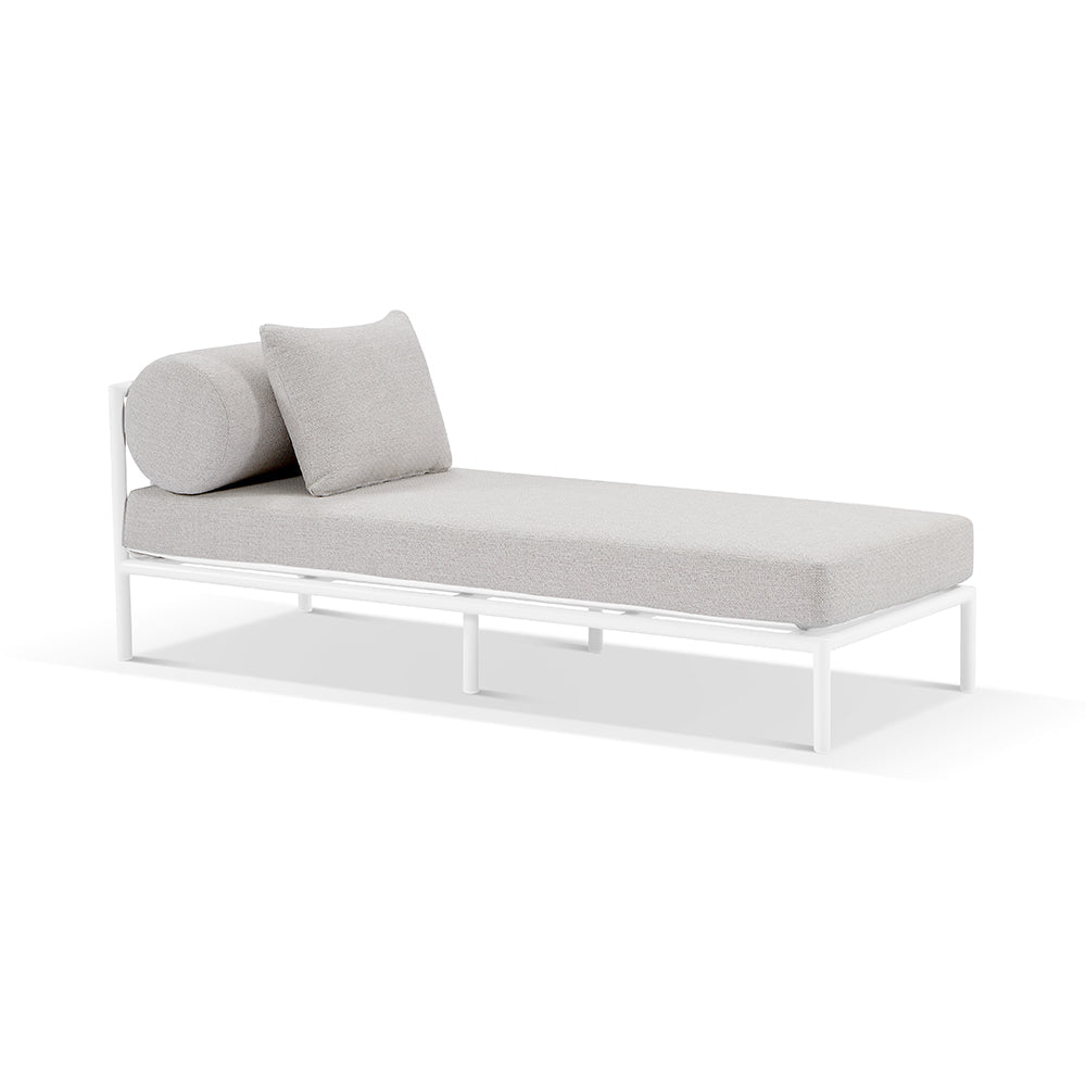 Capella Outdoor Aluminium Single Sun Lounge
