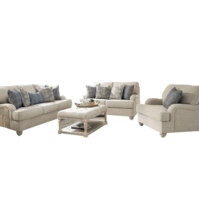 Isabelle Traemore 3+2+1 Indoor Fabric Lounge Suite with Ottoman