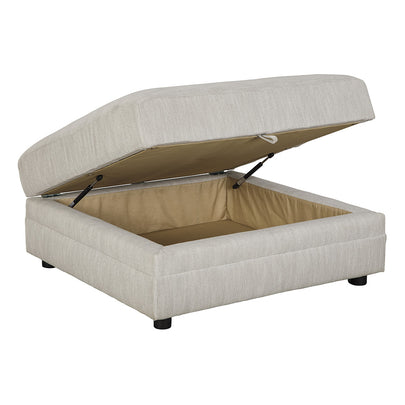 Mia Indoor Fabric Storage Ottoman