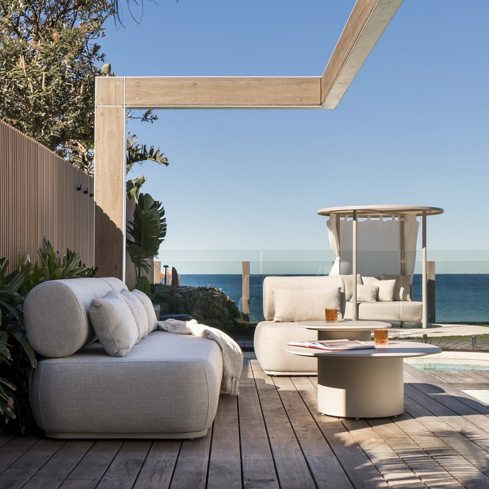 Norfolk 3+1+1 Outdoor Aluminium Lounge with Coffee Table Set