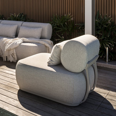 Norfolk 1 Seater Outdoor Aluminium Lounge