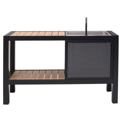 Portsea Outdoor Patio Aluminium Kitchen Island Bench Sink