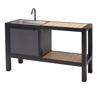 Portsea Outdoor Patio Aluminium Kitchen Island Bench Sink