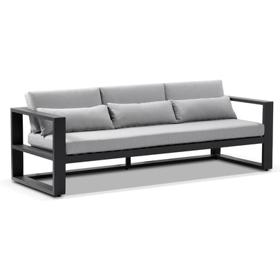Santorini 3+1+1 Aluminium Lounge Setting with Coffee Table