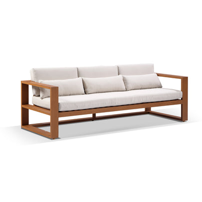 Santorini 3+1+1 Aluminium Lounge Setting with Coffee Table