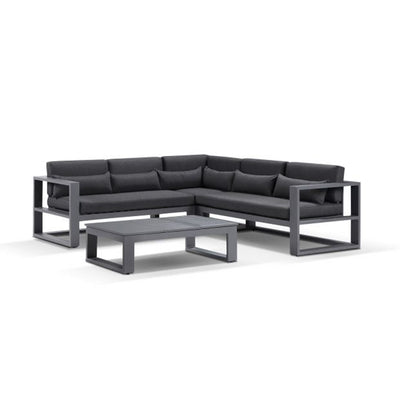 Santorini Package A Outdoor Aluminium Corner Lounge