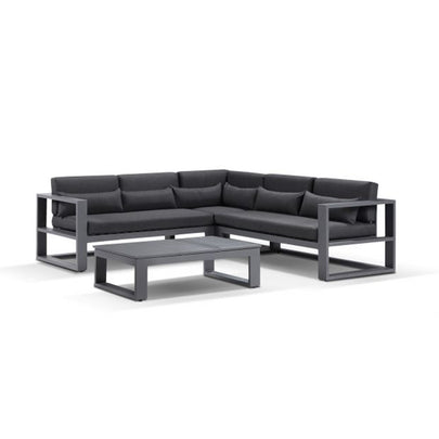 Santorini Package A Outdoor Aluminium Corner Lounge