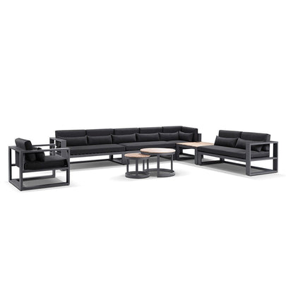 Santorini Package E Outdoor Aluminium Corner Lounge