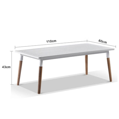Silas Outdoor Coffee Table for Ivory Rope Setting