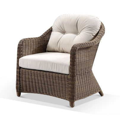 Plantation Outdoor Wicker Lounge Arm Chair
