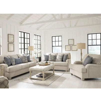 Isabelle Traemore 3+2+1 Indoor Fabric Lounge Suite with Ottoman