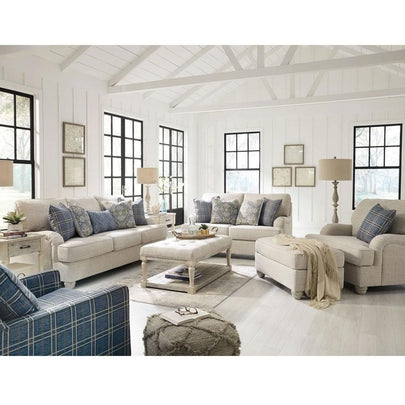 Isabelle Traemore 3+2+1 Indoor Fabric Lounge Suite with Ottoman