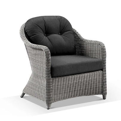 Plantation Outdoor Wicker Lounge Suite with Coffee Table