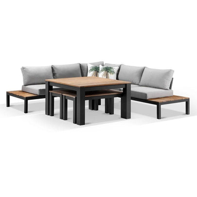 Nova Outdoor Aluminium Lounge and Dining Setting