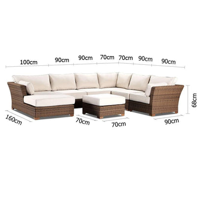 Coco Lounge - Package C - Huge Modular Corner Chaise Lounge