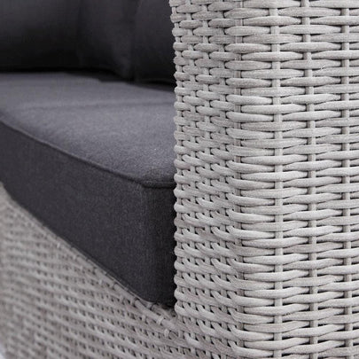 Milano Package D - Outdoor Wicker Modular Corner Lounge with Coffee Table
