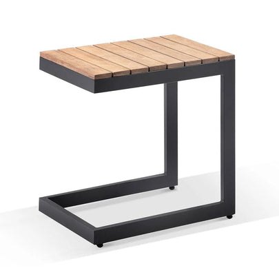Nova Aluminium Lounge with Bar Cart & Side Table