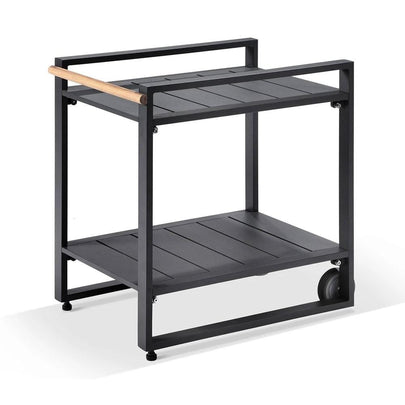 Balmoral Outdoor Aluminium Bar Cart on Wheels