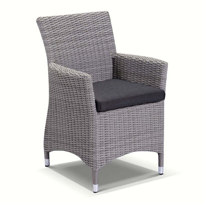 Sahara 10 Seat Outdoor Teak and Wicker Dining Setting