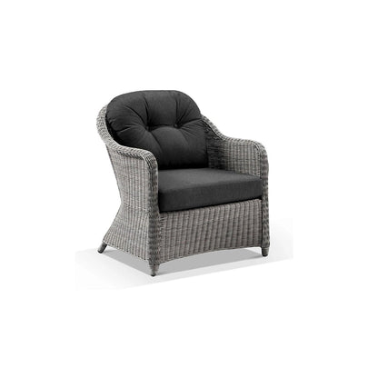 Plantation Outdoor Wicker Patio Set with Side Table
