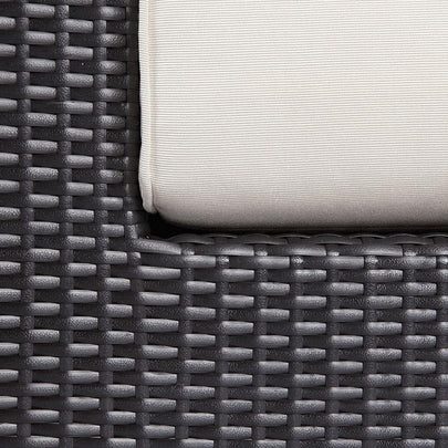 Alpha Outdoor Wicker Storage Box