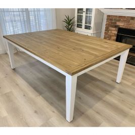 Leura Belle Large Rustic 250cm x 150cm Indoor Timber Dining Table