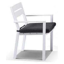 Capri Outdoor Aluminium Dining Arm Chair