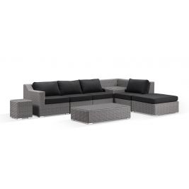 Milano Outdoor Chaise Lounge with built in Corner Table - Package K