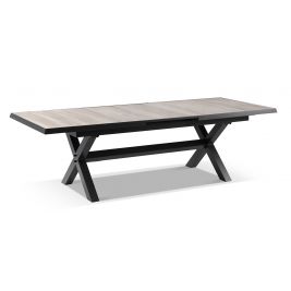 Portland Large Extension Outdoor Aluminium Ceramic Extendable Dining Table