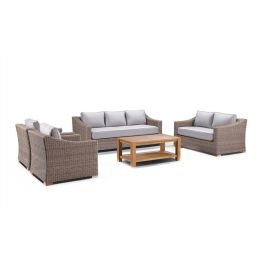 Retreat 3+2+1+1 Seater Lounge Setting with Coffee Table